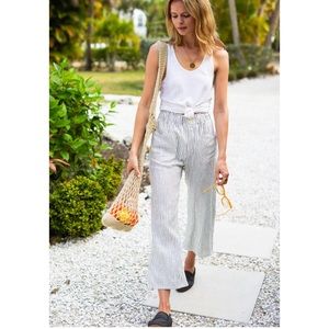 Emerson Fry cropped linen pants